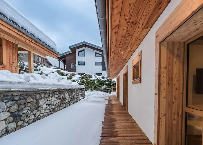 Luxury With Private & Wellness Area Horská chata Megève