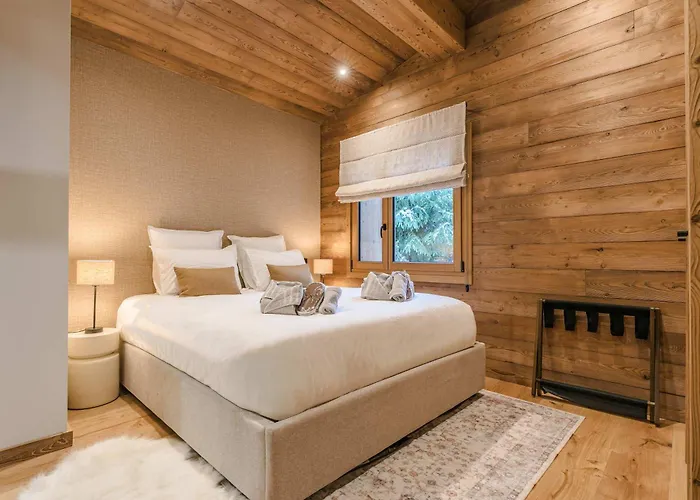 Luxury With Private & Wellness Area Horská chata Megève