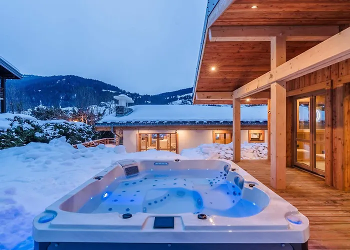 Luxury With Private & Wellness Area Megève